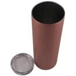 Cylindrical Tumbler Rose Gold Open
